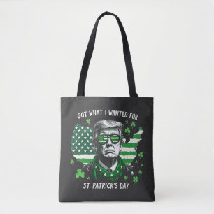 Bolso De Tela Tengo lo que quería para el Día de San Patricio, T