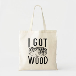 Bolso De Tela Tengo Madera