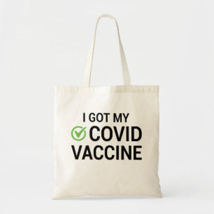 Bolso De Tela Tengo mi vacuna COVID