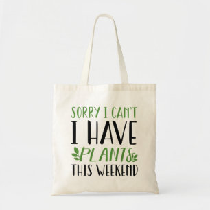 Bolso De Tela Tengo Plantas Este Fin De Semana