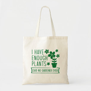Bolso De Tela Tengo Suficientes Plantas