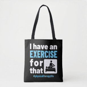 Bolso De Tela Tengo un ejercicio para esa terapia física PT
