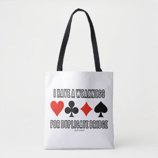 Bolso De Tela Tengo Una Debilidad Por Un Puente Duplicado