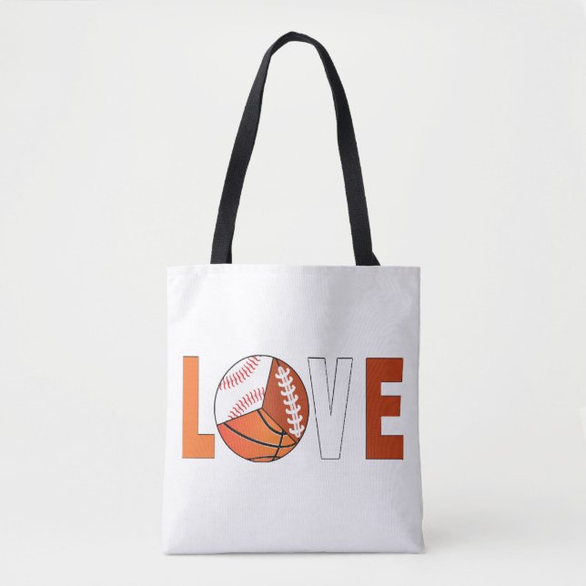 Bolso De Tela Tenis Básquetbol (Anverso)