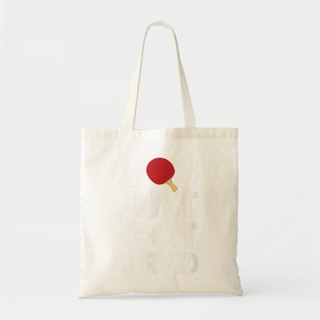 Bolso De Tela Tenis De Mesa Para Hombres Mariposa Ping Pong Tee (Frente)