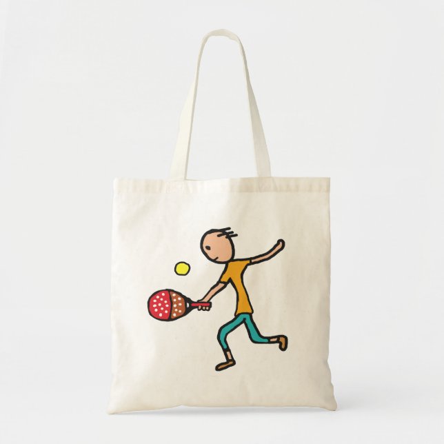 Bolso De Tela Tenis de Pádel (Frente)