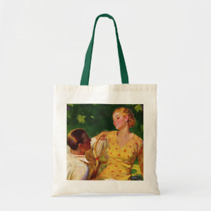 Bolso De Tela Tenis deportivo vintage, amor y romance