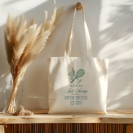 Bolso De Tela Tenis Último Swing Antes de la Despedida de Solter