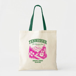 Bolso De Tela Tennessee Boda Bag de bienvenida, amor estatal