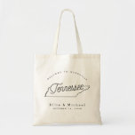 Bolso De Tela Tennessee Boda Bienvenida Tote Bag<br><div class="desc">Este tote de Tennessee es perfecto para recibir a los huéspedes fuera de la ciudad a su boda. Empaque con productos locales para un paquete de bienvenida extra divertido.</div>