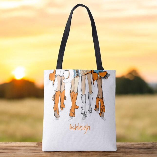 Bolso De Tela Tennessee Ladies Cowboy Boots Nombre de Moda Naran (Subido por el creador)