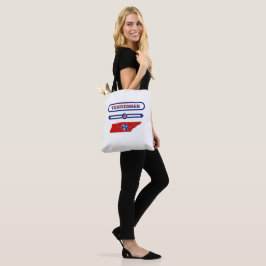 BOLSO DE TELA TENNESSEE MAP, TENNESSEE, USA. SAMER BRASIL