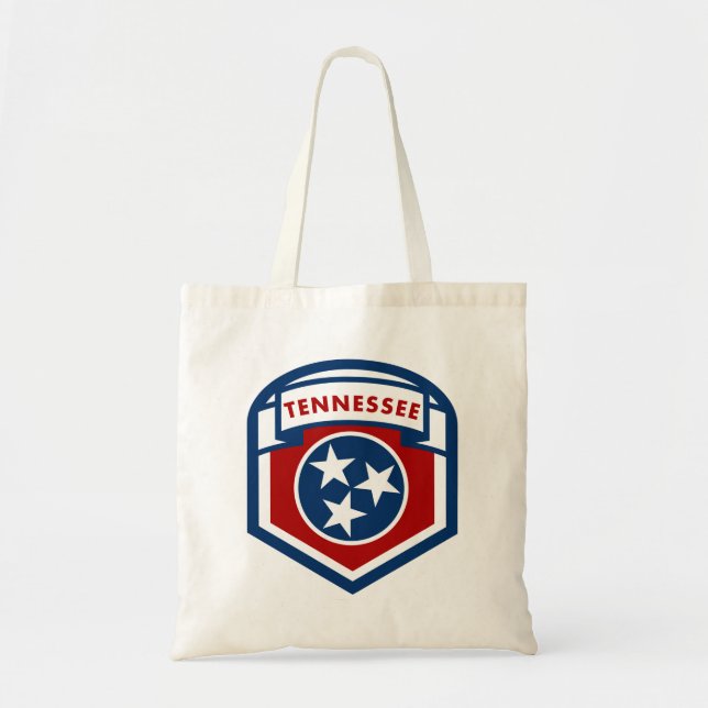Bolso De Tela Tennessee State Flag Escudo Shield Style (Frente)
