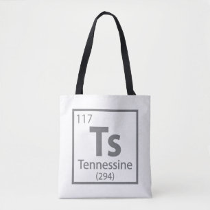 Bolso De Tela Tennessine - Tabla periódica científica de Tenness