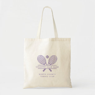 Bolso De Tela Tennis Country Club Name Team Swag Any Color