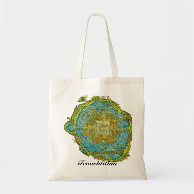 Bolso De Tela Tenochtitlan Tote Bag (Frente)