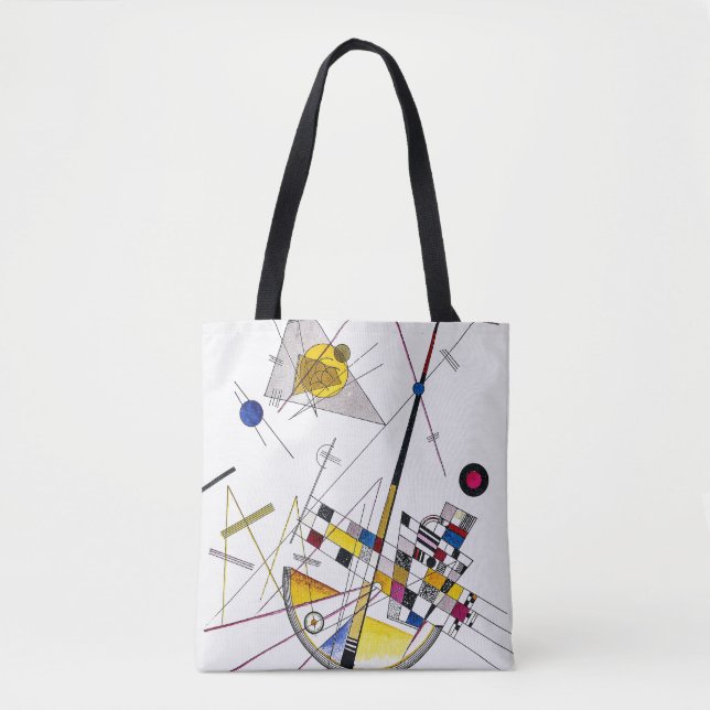 Bolso De Tela Tensión Delicada #85 - Kandinsky (Anverso)