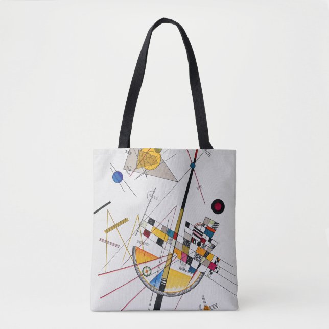 Bolso De Tela Tensión Delicada Nº 85, Wassily Kandinsky (Anverso)