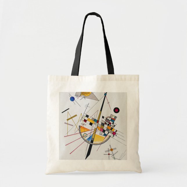 Bolso De Tela Tensión Delicada Nº 85, Wassily Kandinsky (Frente)