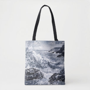 Bolso De Tela Tentación en la costa galesa