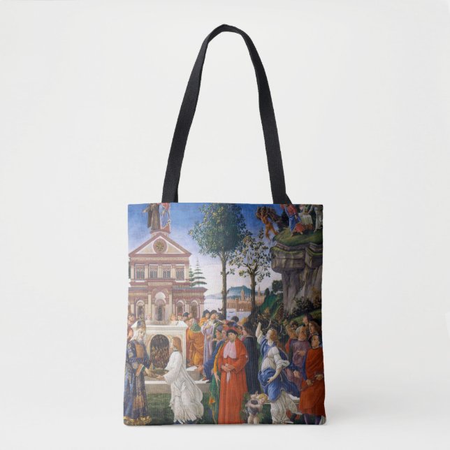 Bolso De Tela Tentaciones de Cristo, Sandro Botticelli (Anverso)