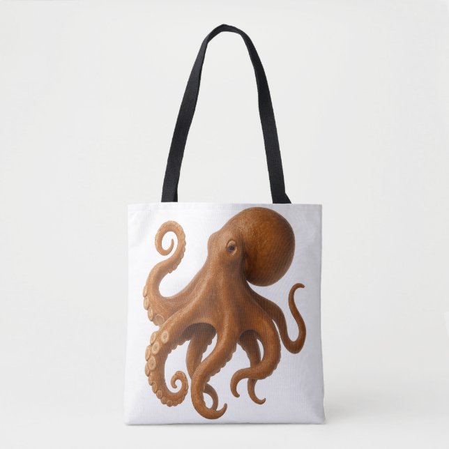 Bolso De Tela Tentacle Tango (Anverso)