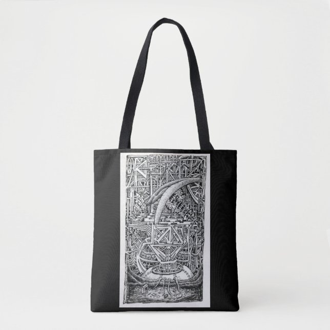 Bolso De Tela Tentacle Tank de Brian Benson (Anverso)