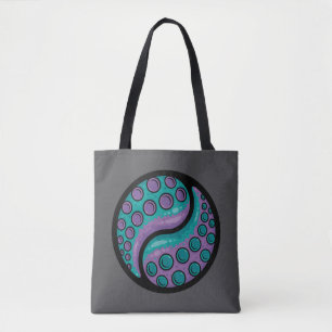 Bolso De Tela Tentacle Yin Yang