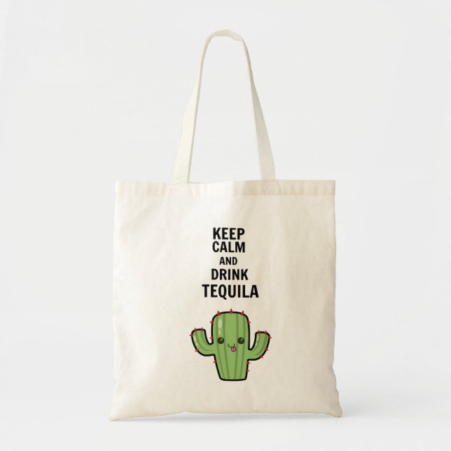 Bolso De Tela Tequila de la bebida (Frente)