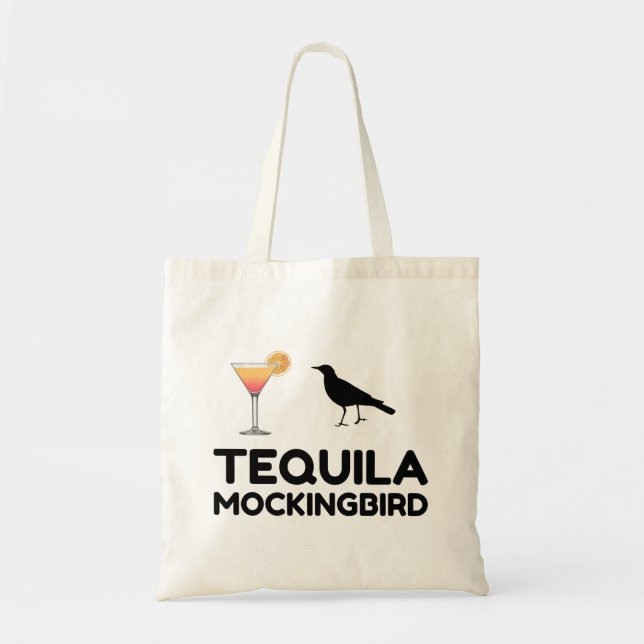 BOLSO DE TELA TEQUILA MOCKINGBIRD (Frente)