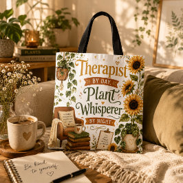 Bolso De Tela Terapeuta susurrador de plantas