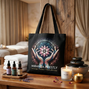 Bolso De Tela Terapia de Masaje Manos Sanadoras Spa de Energía B
