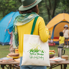 Bolso De Tela Terapia de naturaleza Camping familiar personaliza