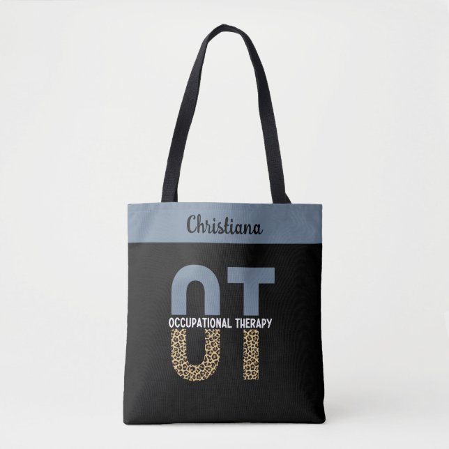 Bolso De Tela Terapia de Ocupación de personalizado a regalos de (Anverso)