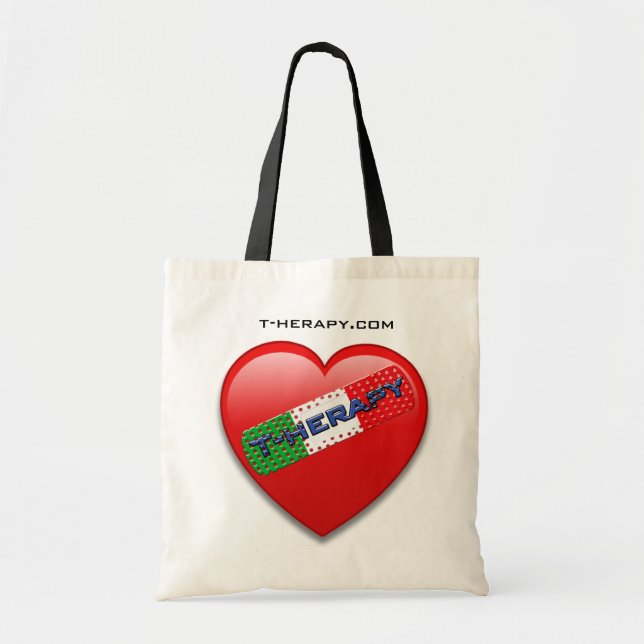 Bolso De Tela Terapia del amor (Frente)
