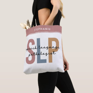 Bolso De Tela Terapia del habla del patólogo del personalizado S