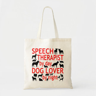 Bolso De Tela Terapia del habla del perro