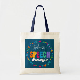 Bolso De Tela Terapia del habla Terapia del SLP LIFE Discurso