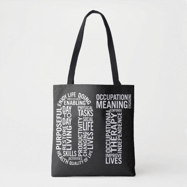 Bolso De Tela Terapia ocupacional (Anverso)