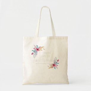 Bolso De Tela Terapia Ocupacional al Regalo Terapéutico Floral