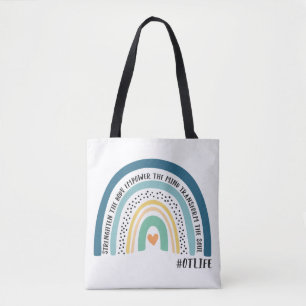 Bolso De Tela Terapia Ocupacional Fortalecer El Cuerpo Arcoiris