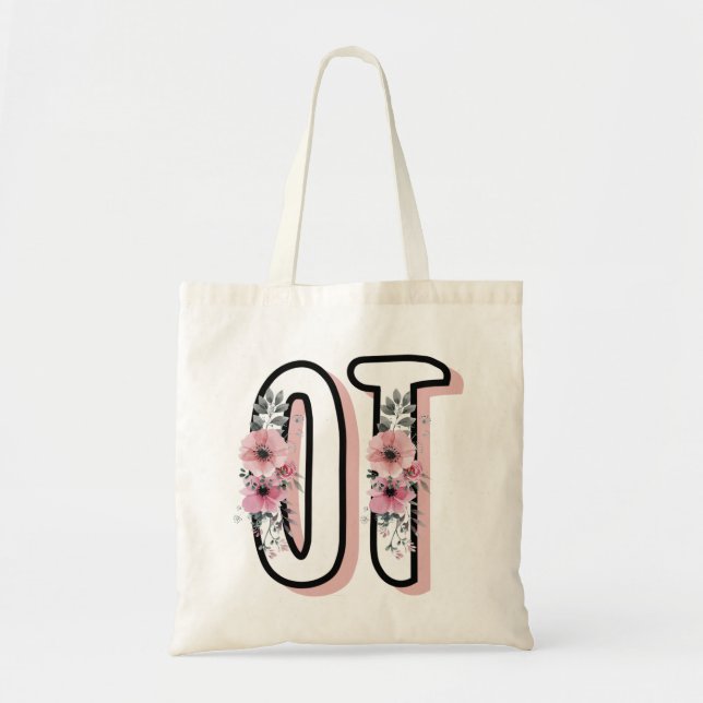 Bolso De Tela Terapia Ocupacional | Tercero ocupacional (Frente)