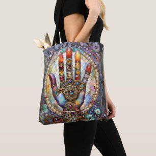 Bolso De Tela Tercer Ojo Místico Palma