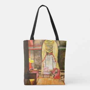 Bolso De Tela Terese Kramer hace la pintura