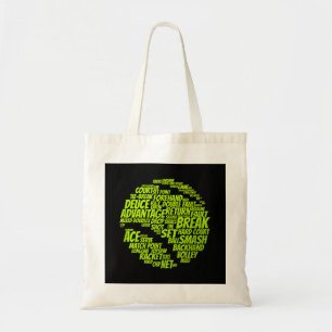 Bolso De Tela Términos de Tenis Jugador de Tenis Jugando Pelota 