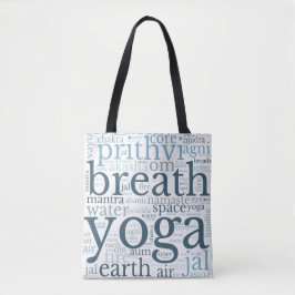 Bolso De Tela Términos de yoga Subway Art Tote Bag