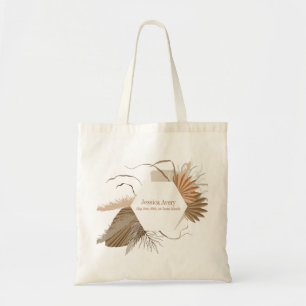 Bolso De Tela Terracotta Floral Boho Tropical