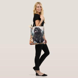 Bolso De Tela Terranova de Halloween con calabazas aterradoras