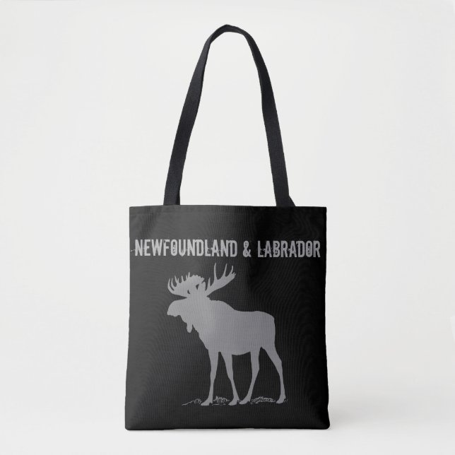 Bolso De Tela Terranova y Labrador (Anverso)