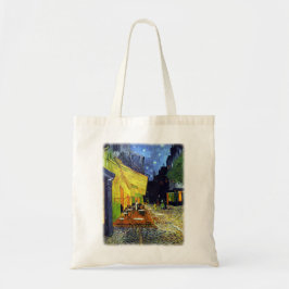 Bolso De Tela Terraza del café en la noche de Vincent van Gogh